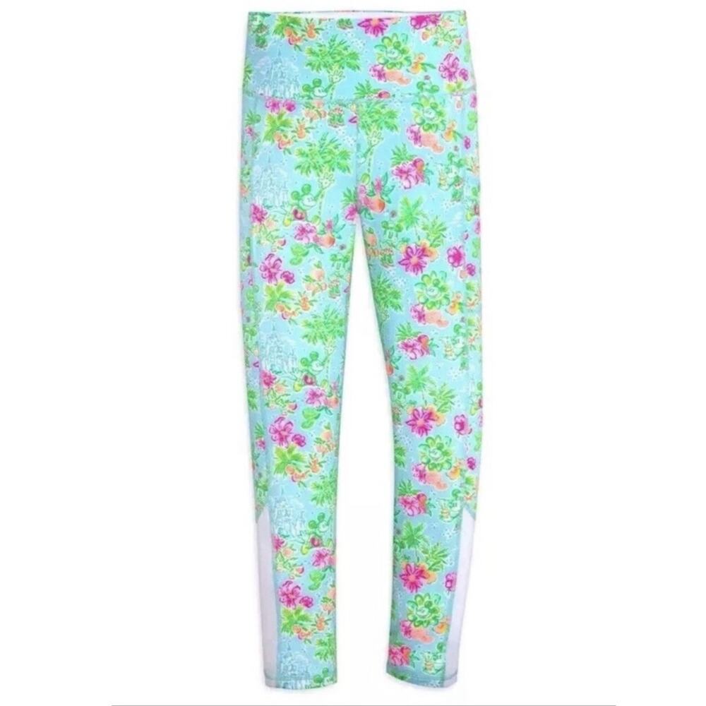 Disney Parks x Lilly Pulitzer Mickey & Minnie Weekender Legging XXL NWT Sold Out